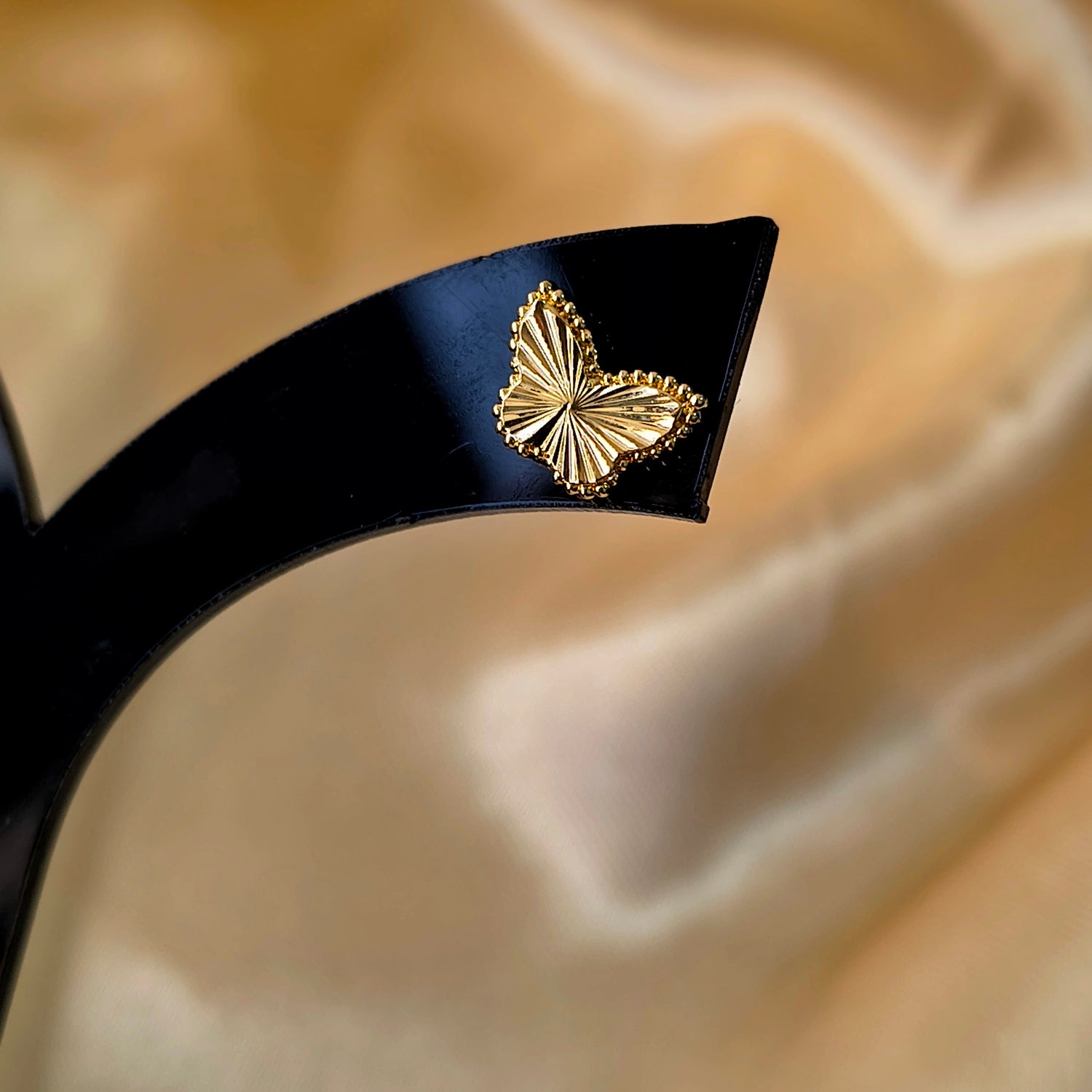 Aros Mariposa - Baño de Oro 18Kt