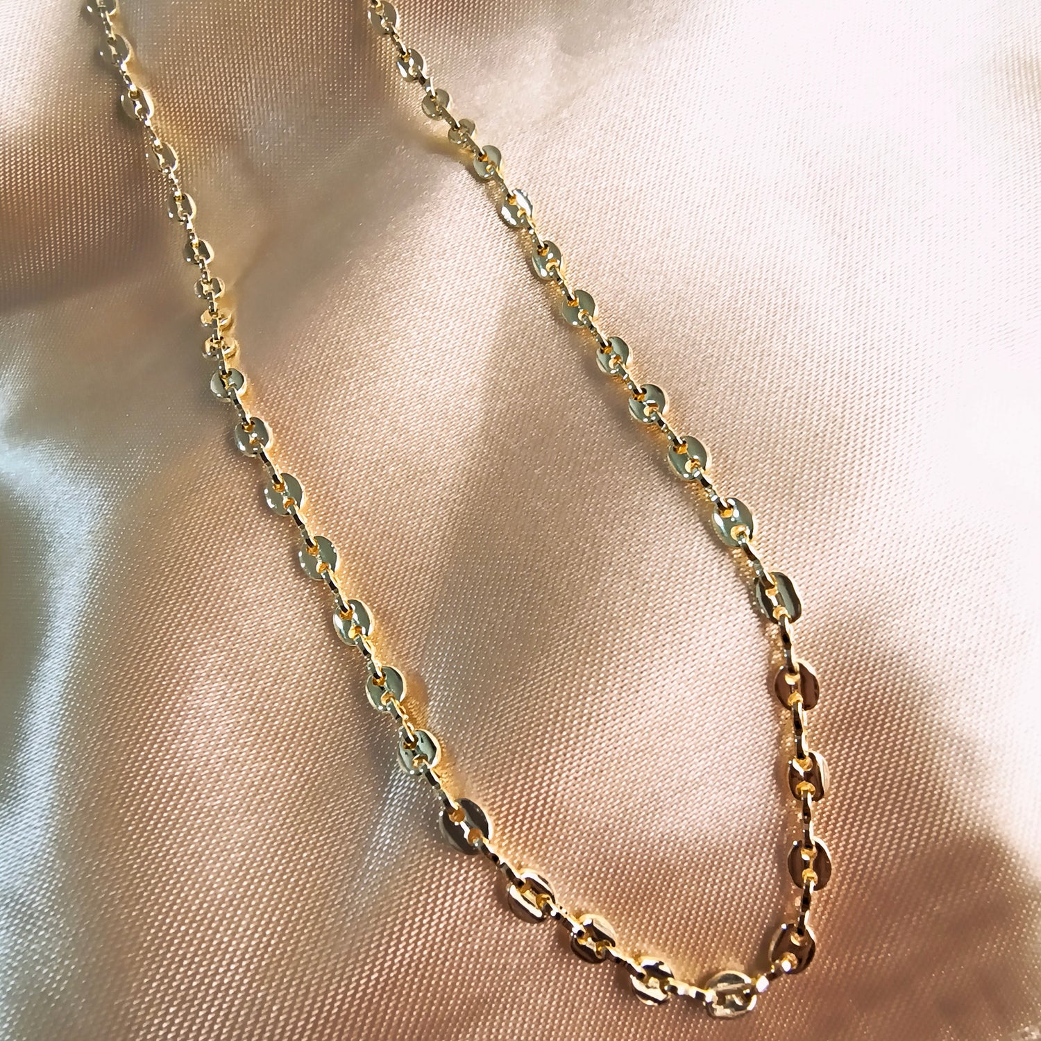 Cadena Tipo Gucci - Baño de Oro 18Kt
