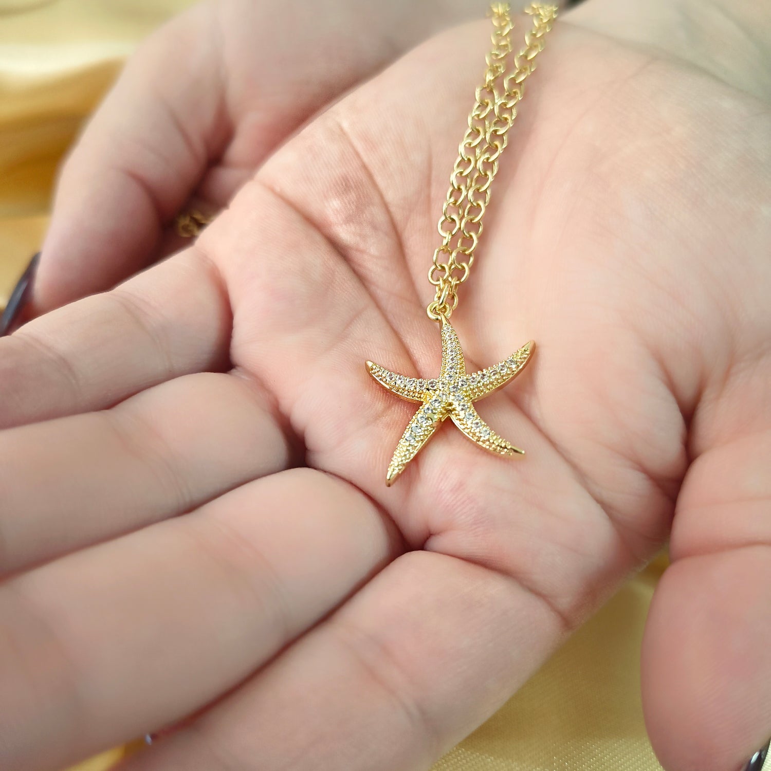 Conjunto Cadena y Colgante Estrella de Mar
