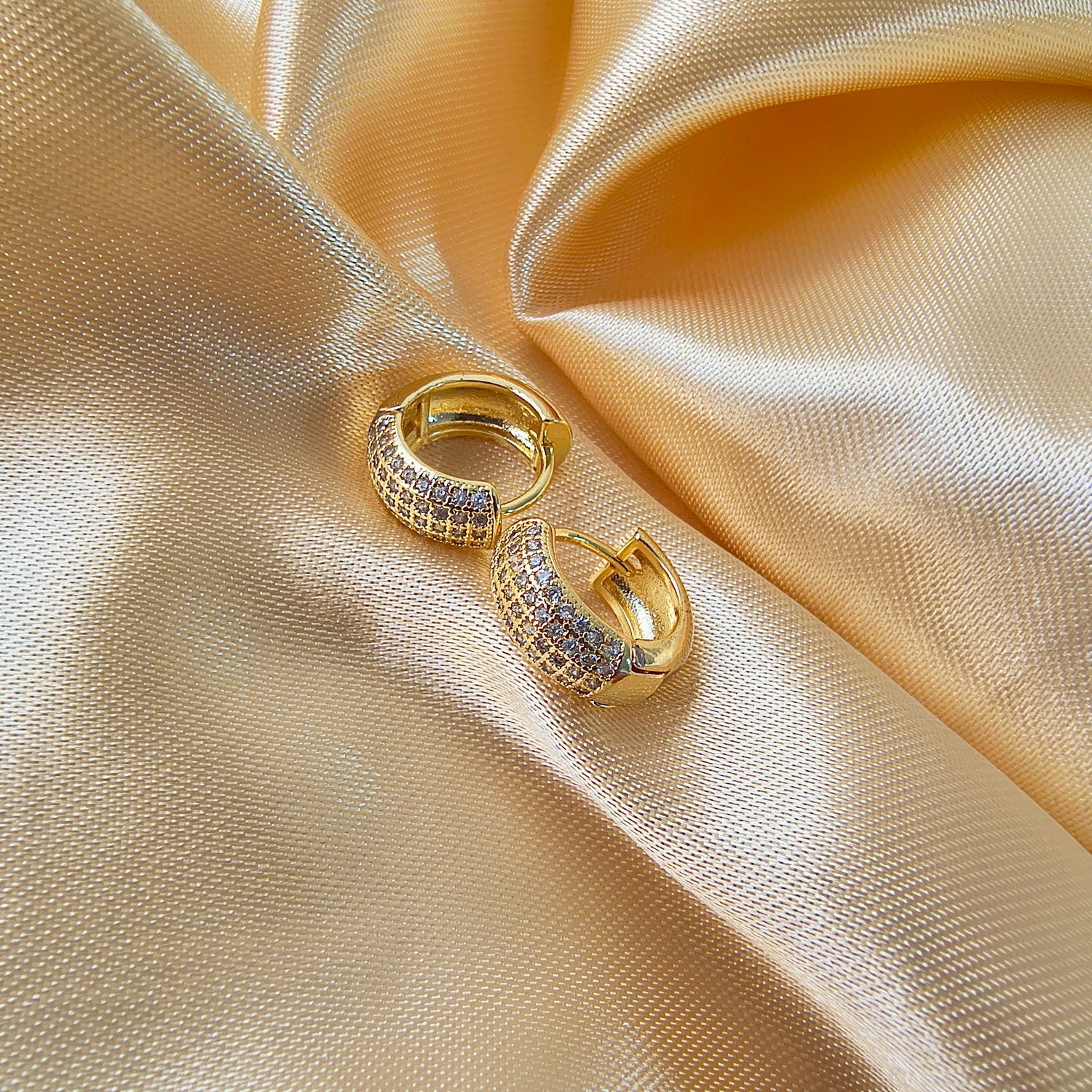 Aros Fiorella - Baño de Oro 18Kt