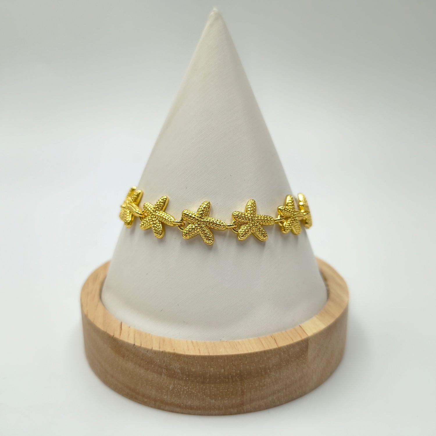 Pulsera Estrellas de Mar - Baño de Oro 18Kt
