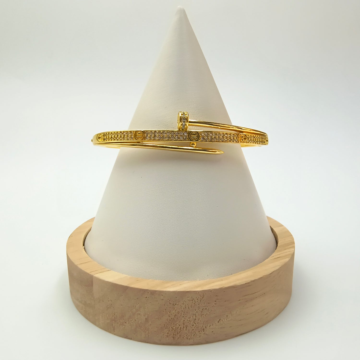 Brazalete Tipo Cartier - Baño de Oro 18Kt