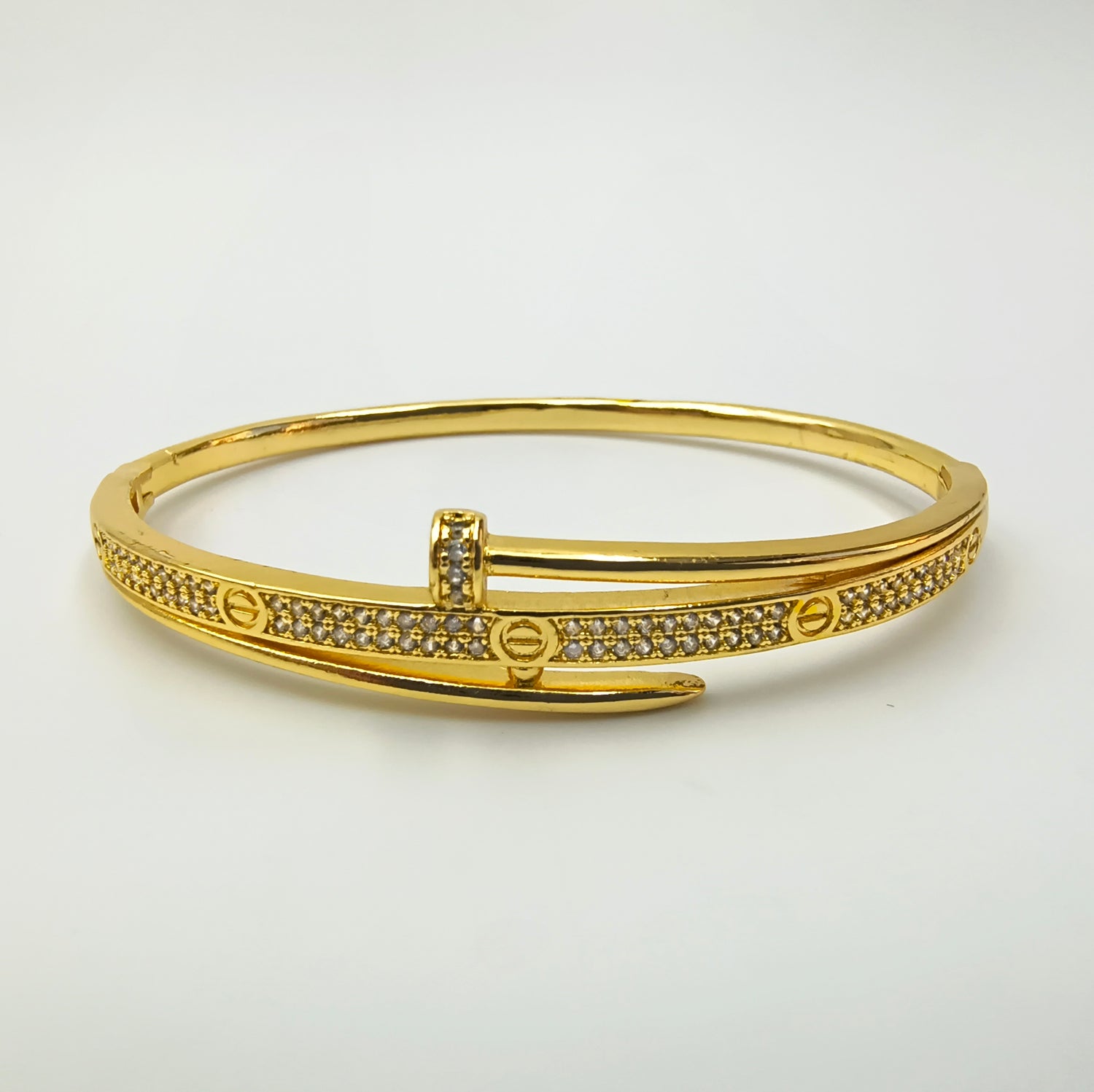 Brazalete Tipo Cartier - Baño de Oro 18Kt