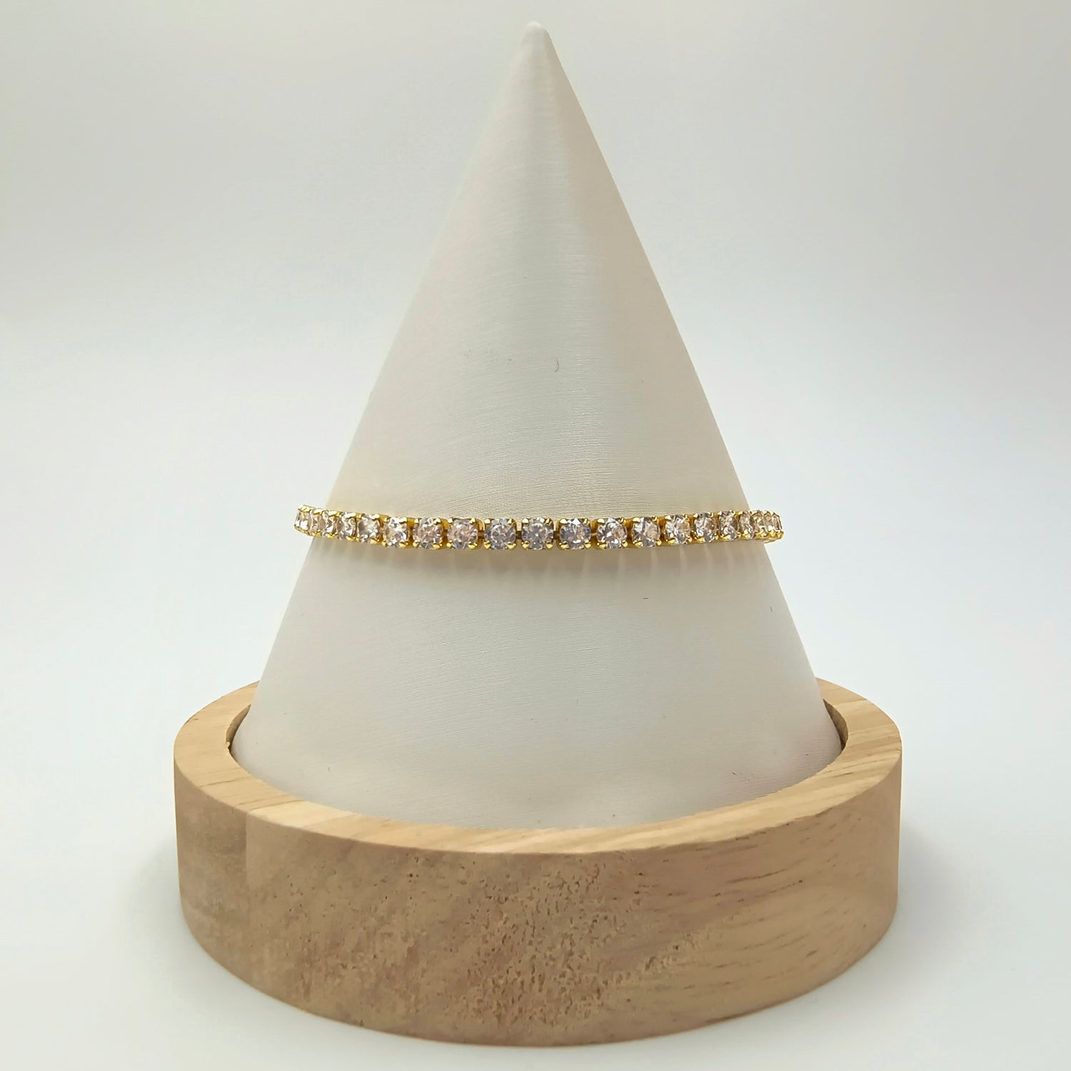 Pulsera Tennis - Baño de Oro 18Kt