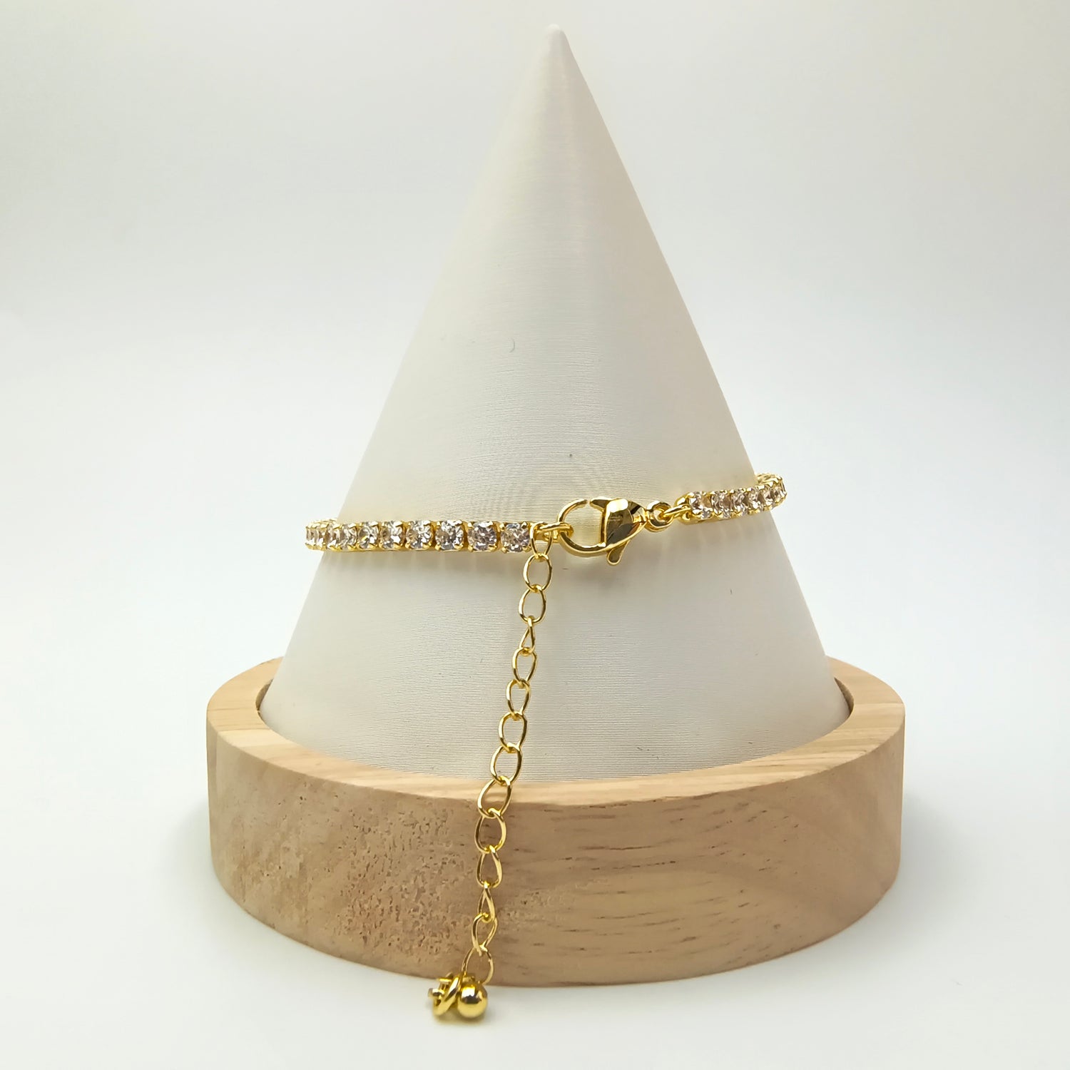Pulsera Tennis - Baño de Oro 18Kt