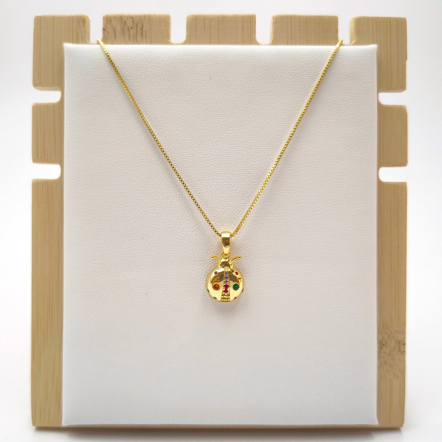 Conjunto Chinita Colores - Baño de Oro 18Kt