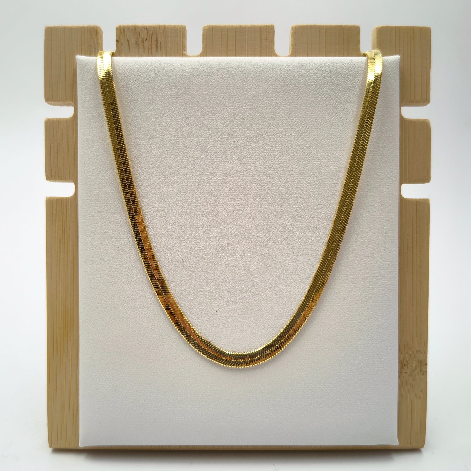 Cadena Snake  - Baño de Oro 18Kt