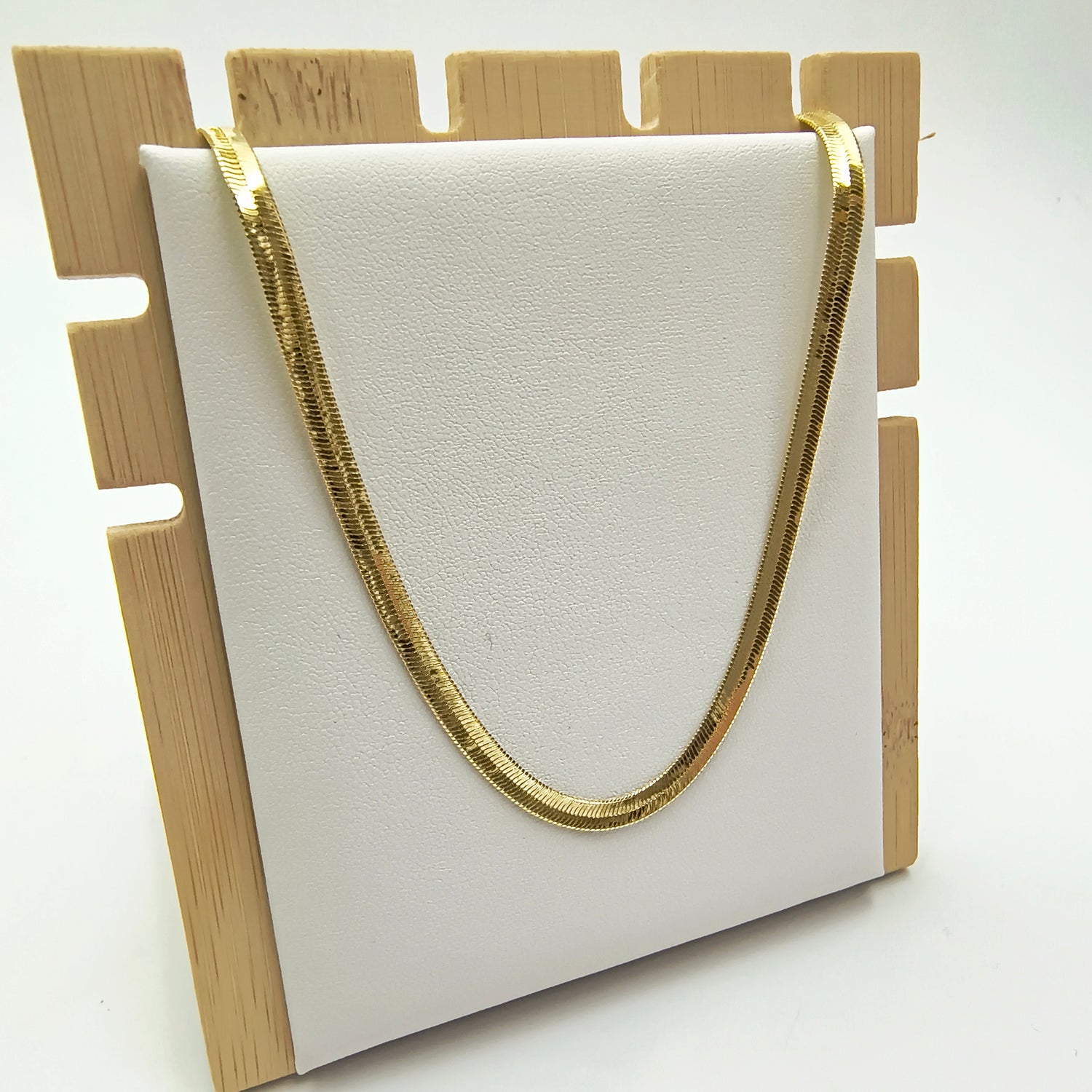 Cadena Snake  - Baño de Oro 18Kt