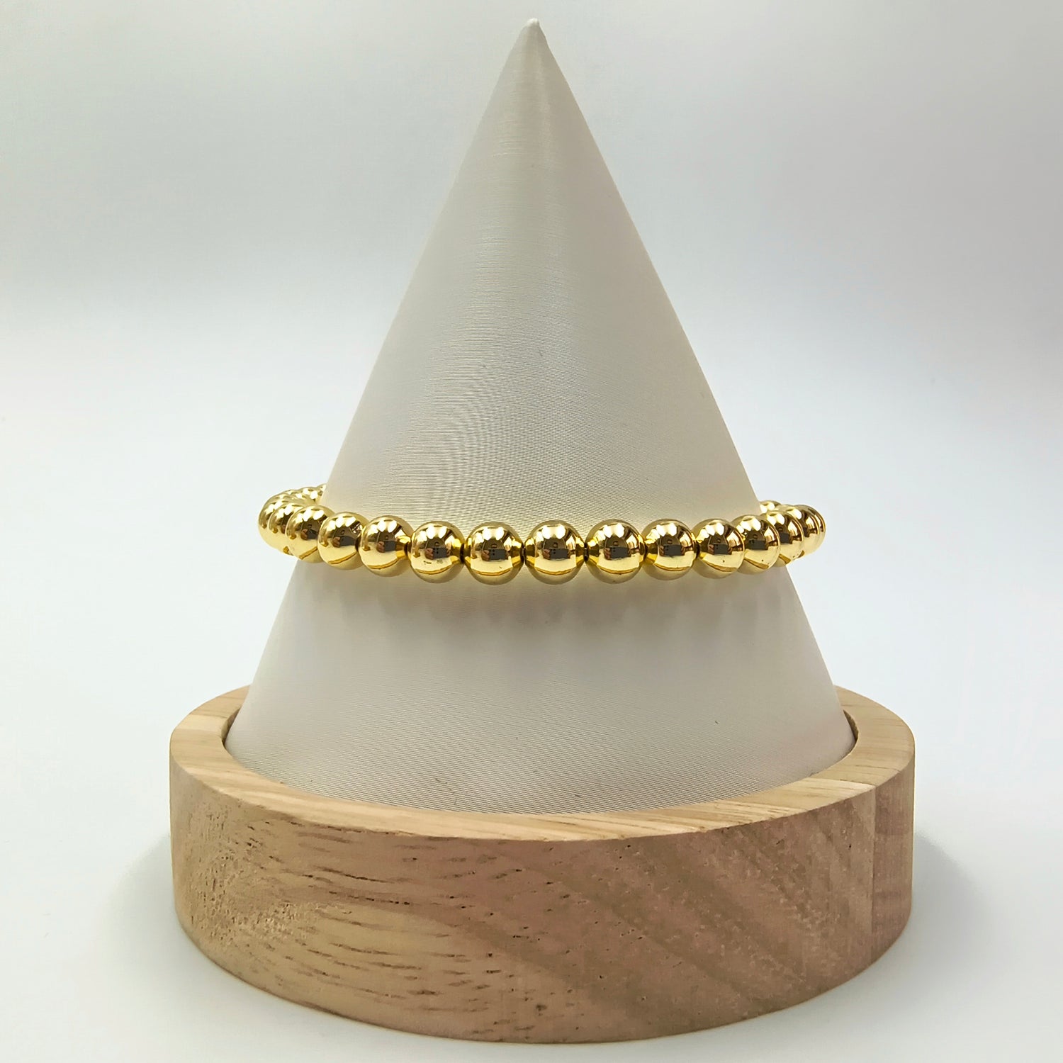 Pulsera Esferas Medianas - Baño de Oro 18Kt