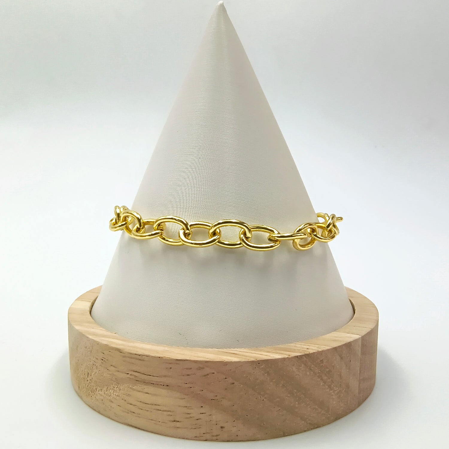 Pulsera Eslabones - Baño de Oro 18Kt