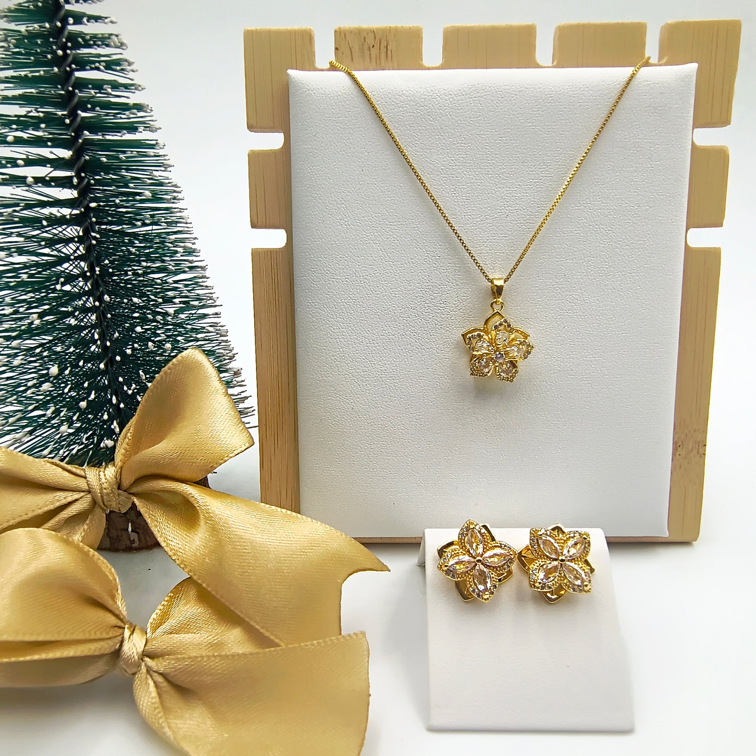 Conjunto Flor Giratoria - Especial Navidad