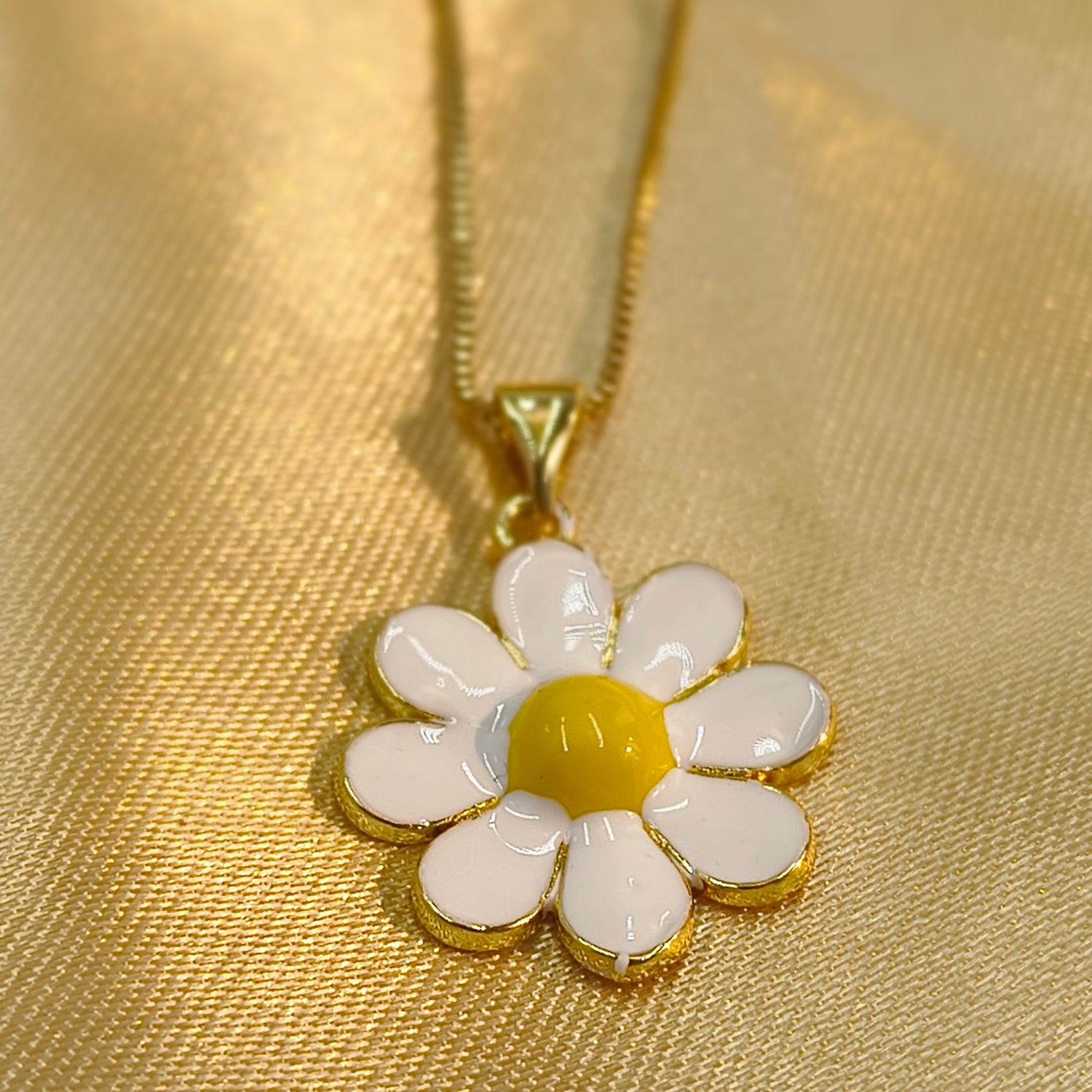 Conjunto Margarita - Baño de Oro 18Kt