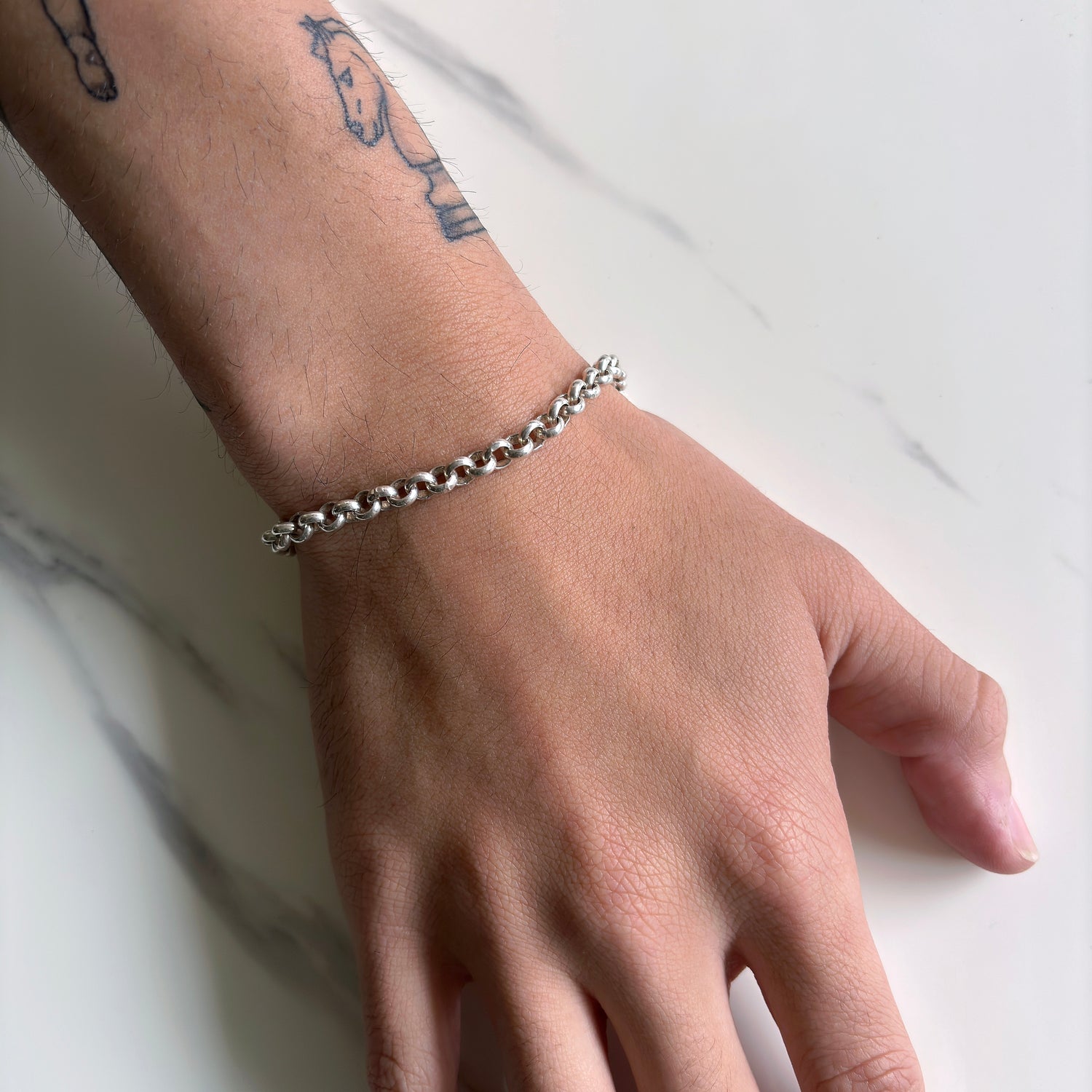 Pulsera Rolo - Plata 925