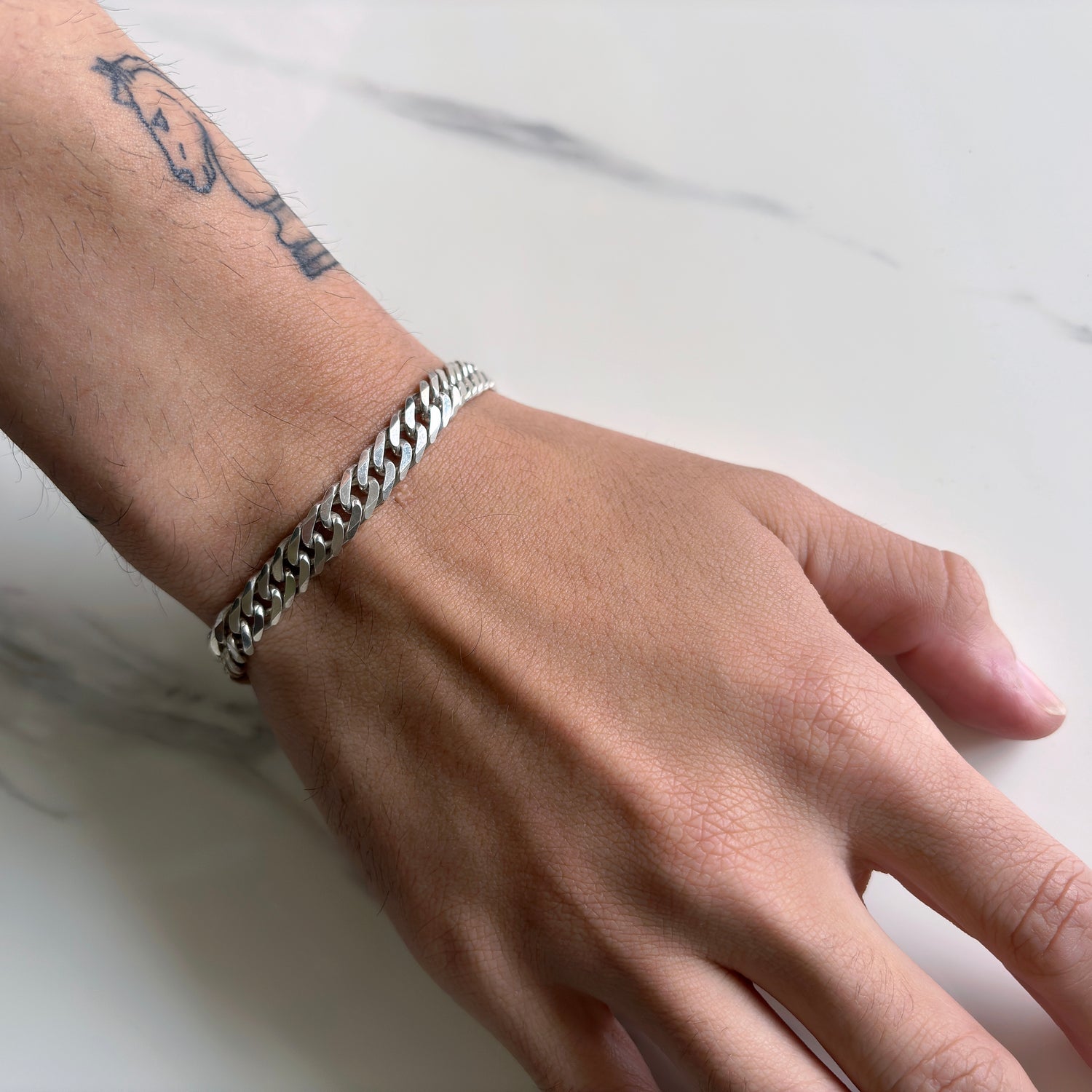 Pulsera Grumet Facetada - Plata 925