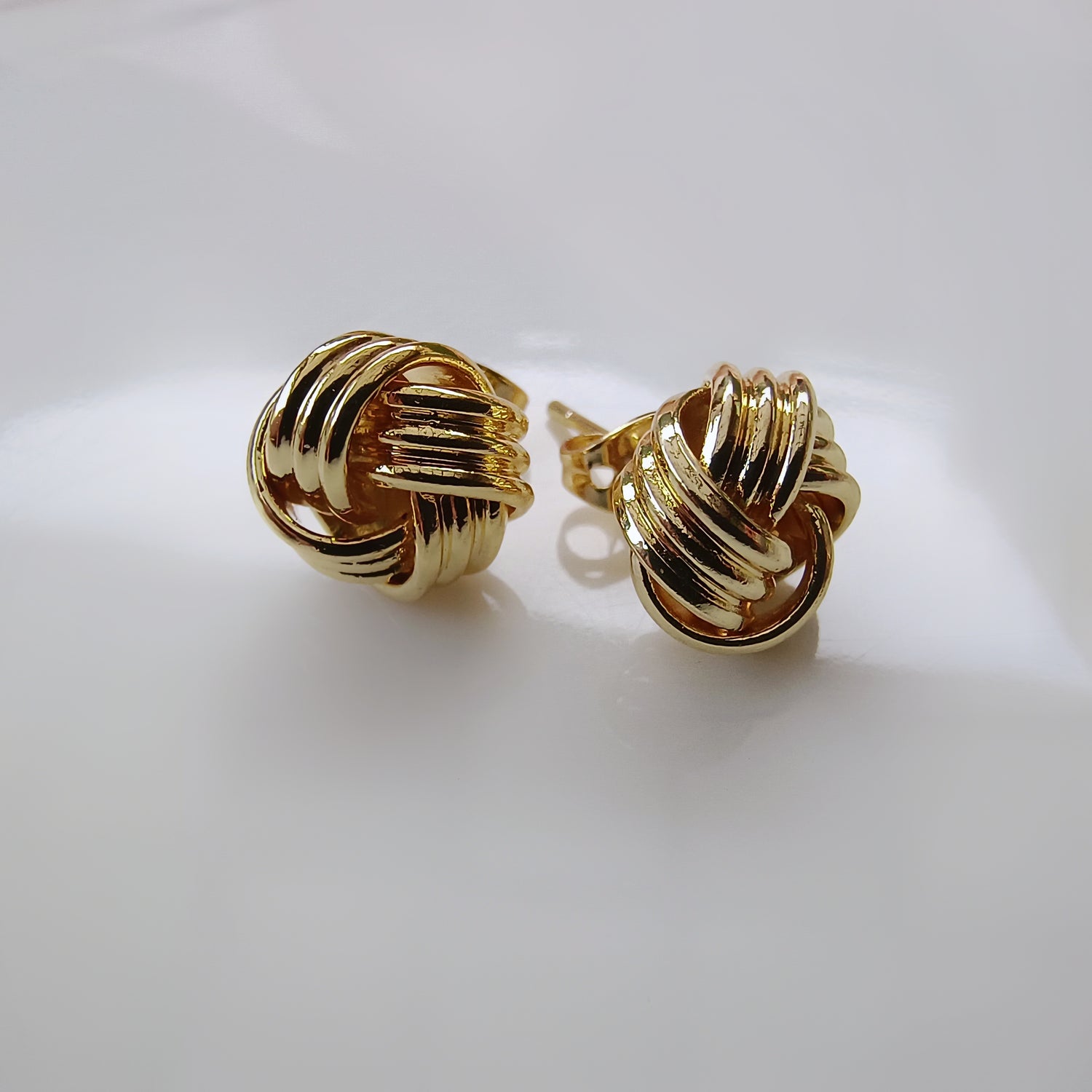 Aros Luciana - Baño de Oro 18Kt