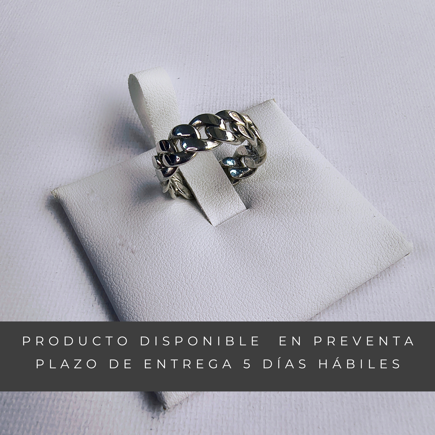 Anillo Cubano 7mm - Fabricación Propia