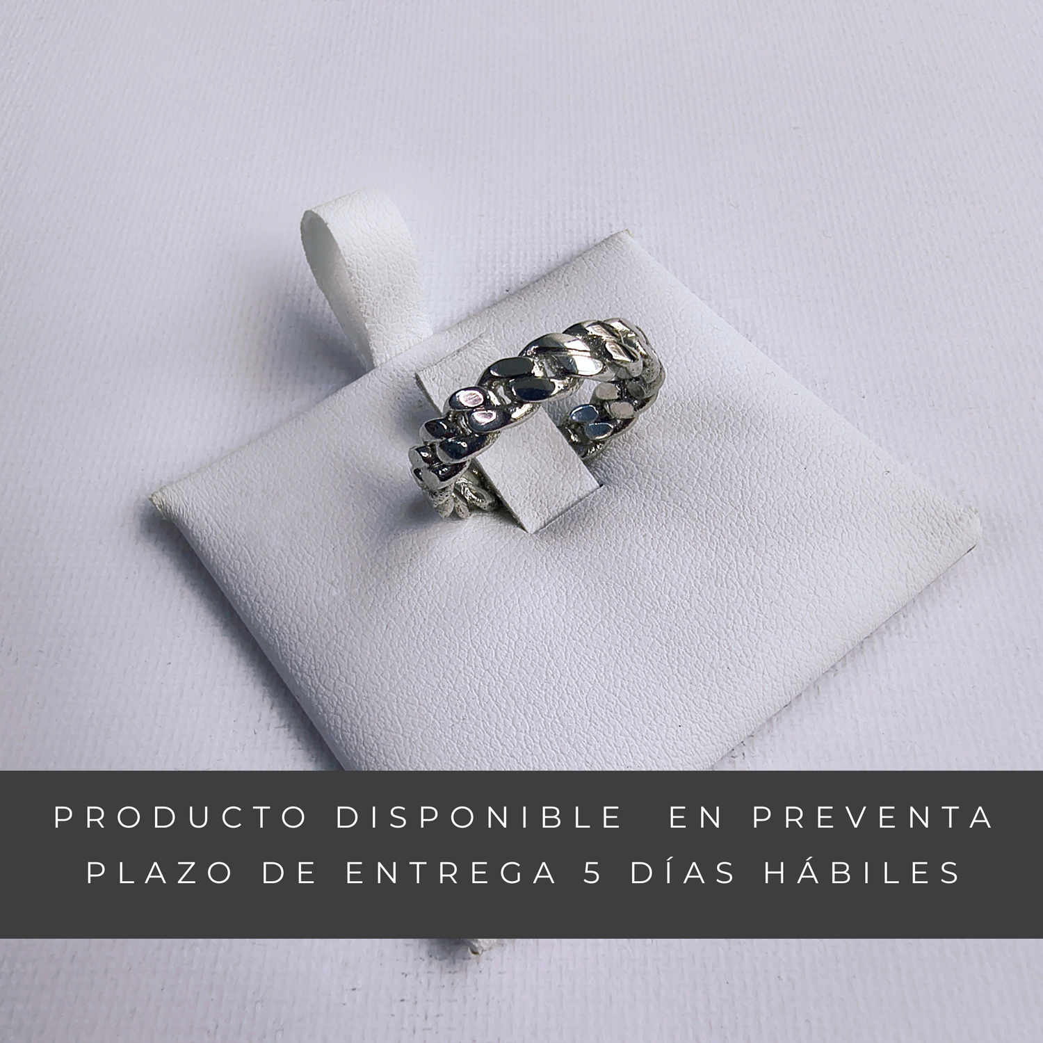 Anillo Cubano 5mm - Fabricación Propia
