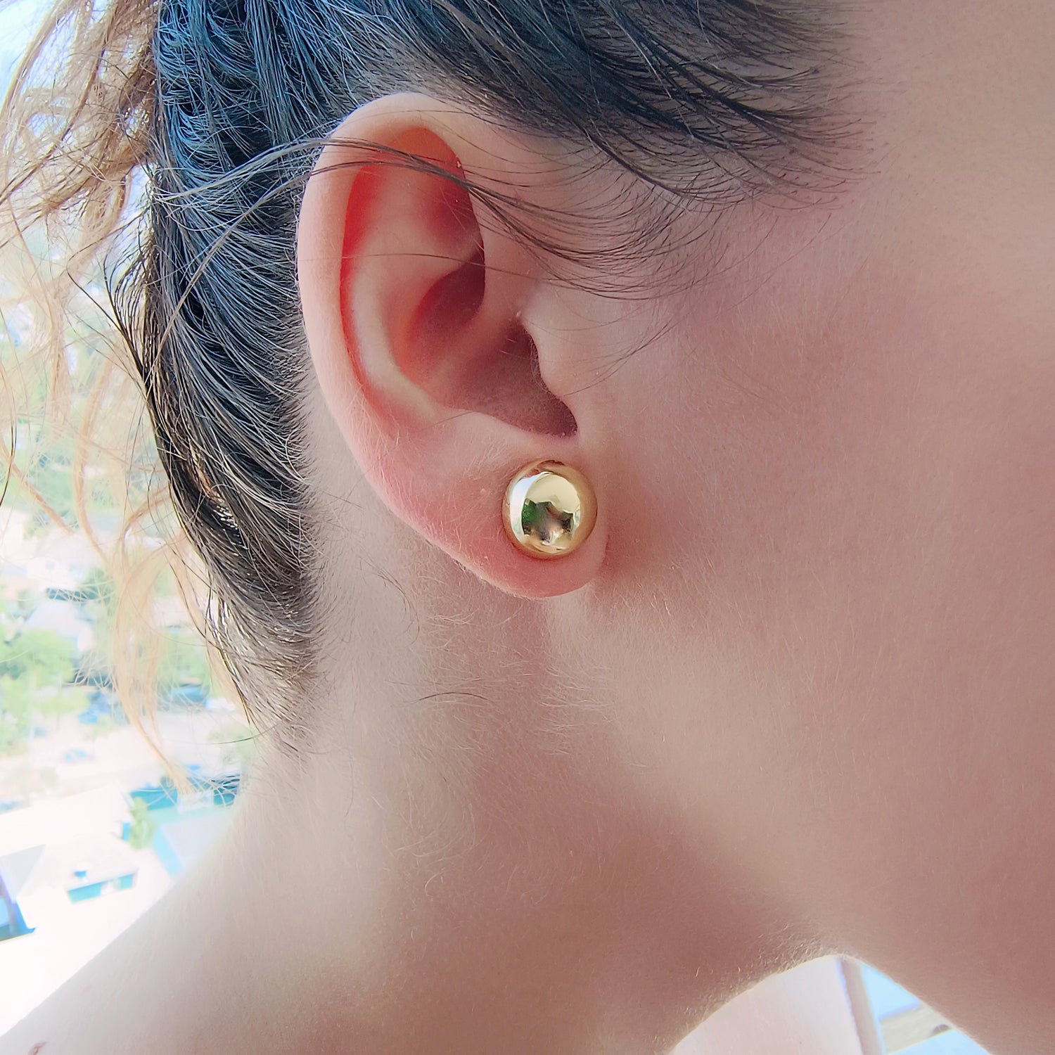 Aros Cali - Baño de Oro 18Kt