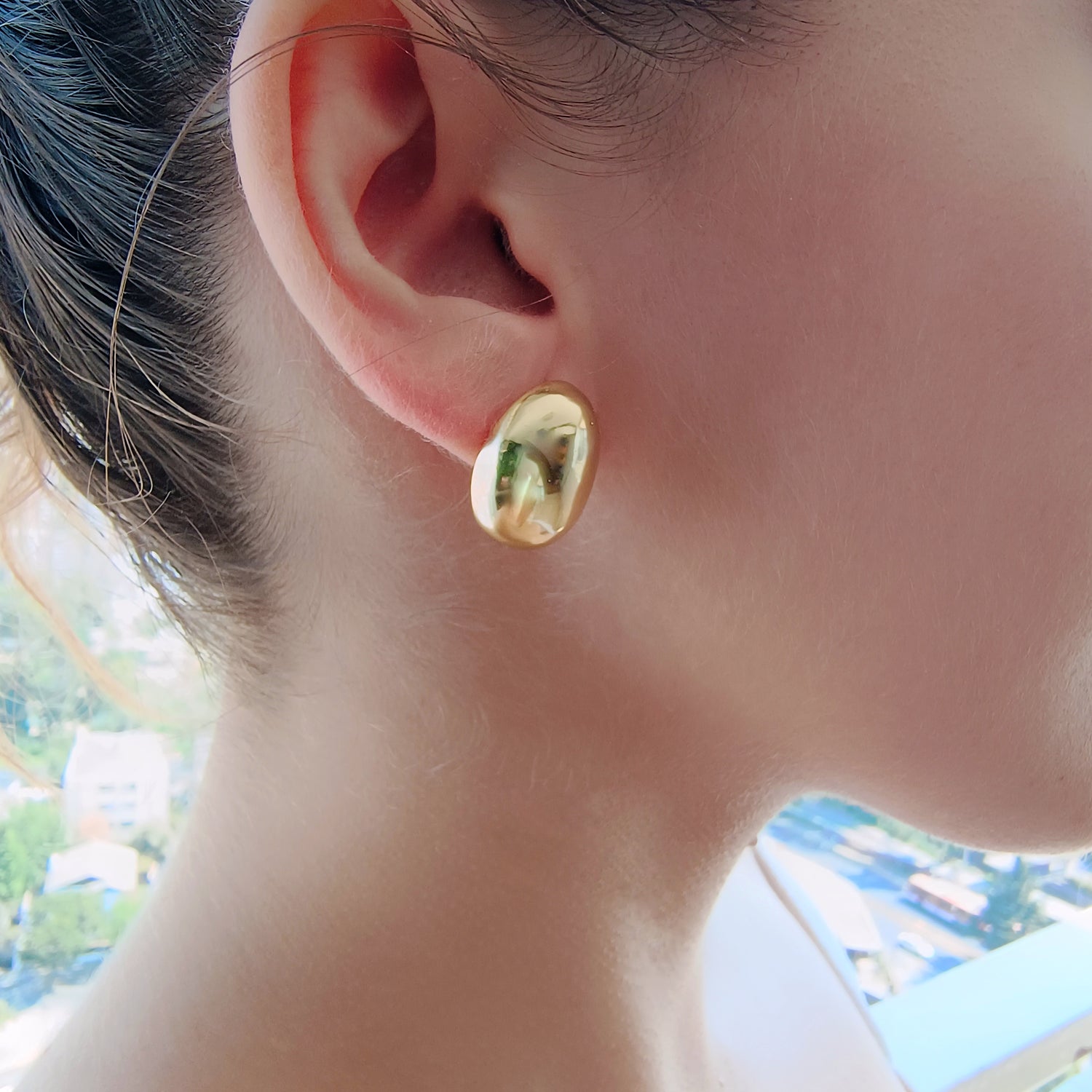 Aros Isabella - Baño de Oro 18Kt