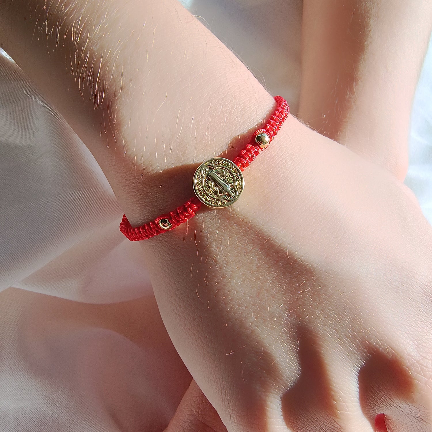 Pulsera San Benito - Baño de Oro 18Kt