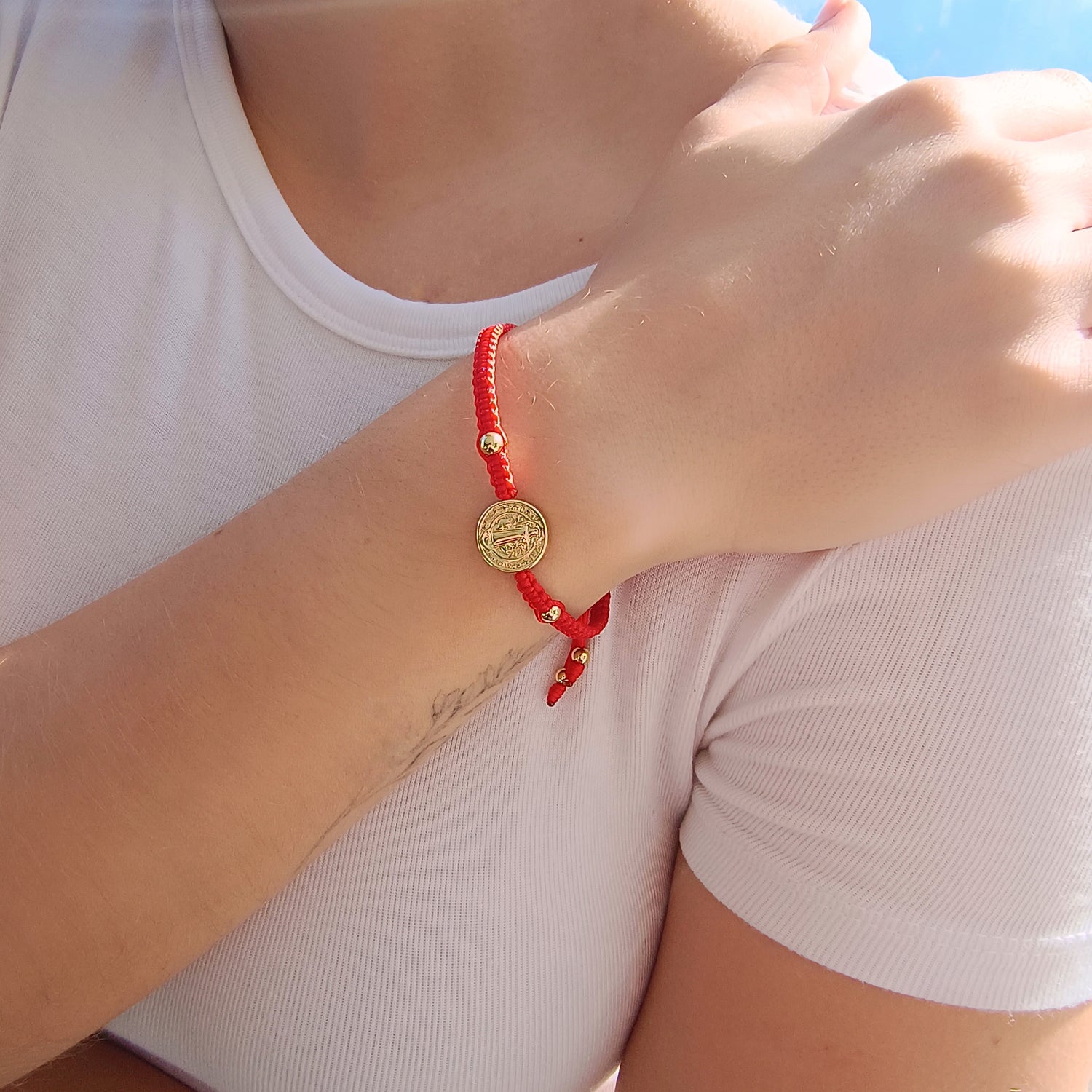 Pulsera San Benito - Baño de Oro 18Kt