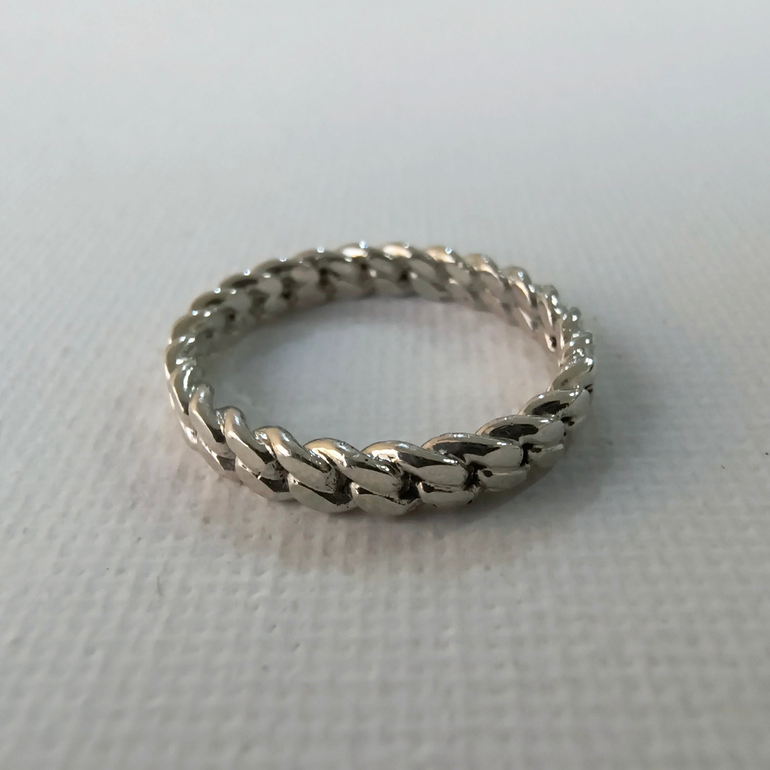 Anillo Cubano 3mm - Fabricación Propia