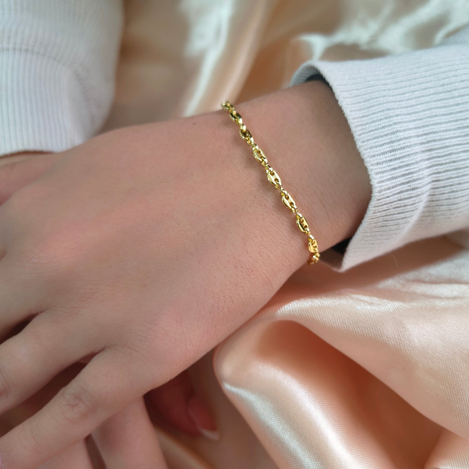 Pulsera tipo Gucci - Baño de Oro 18Kt