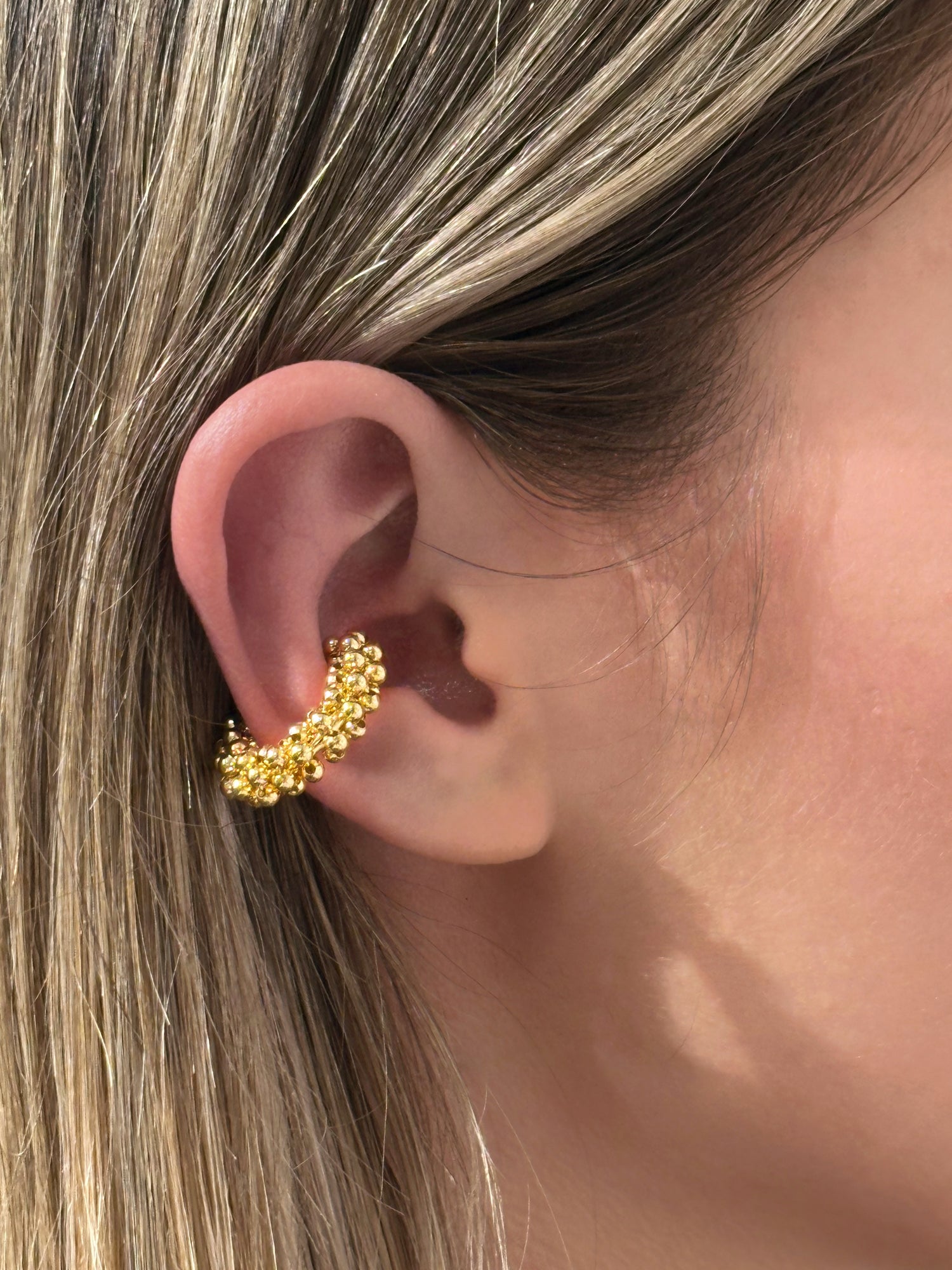 Cuff Corona - Baño de Oro 18Kt