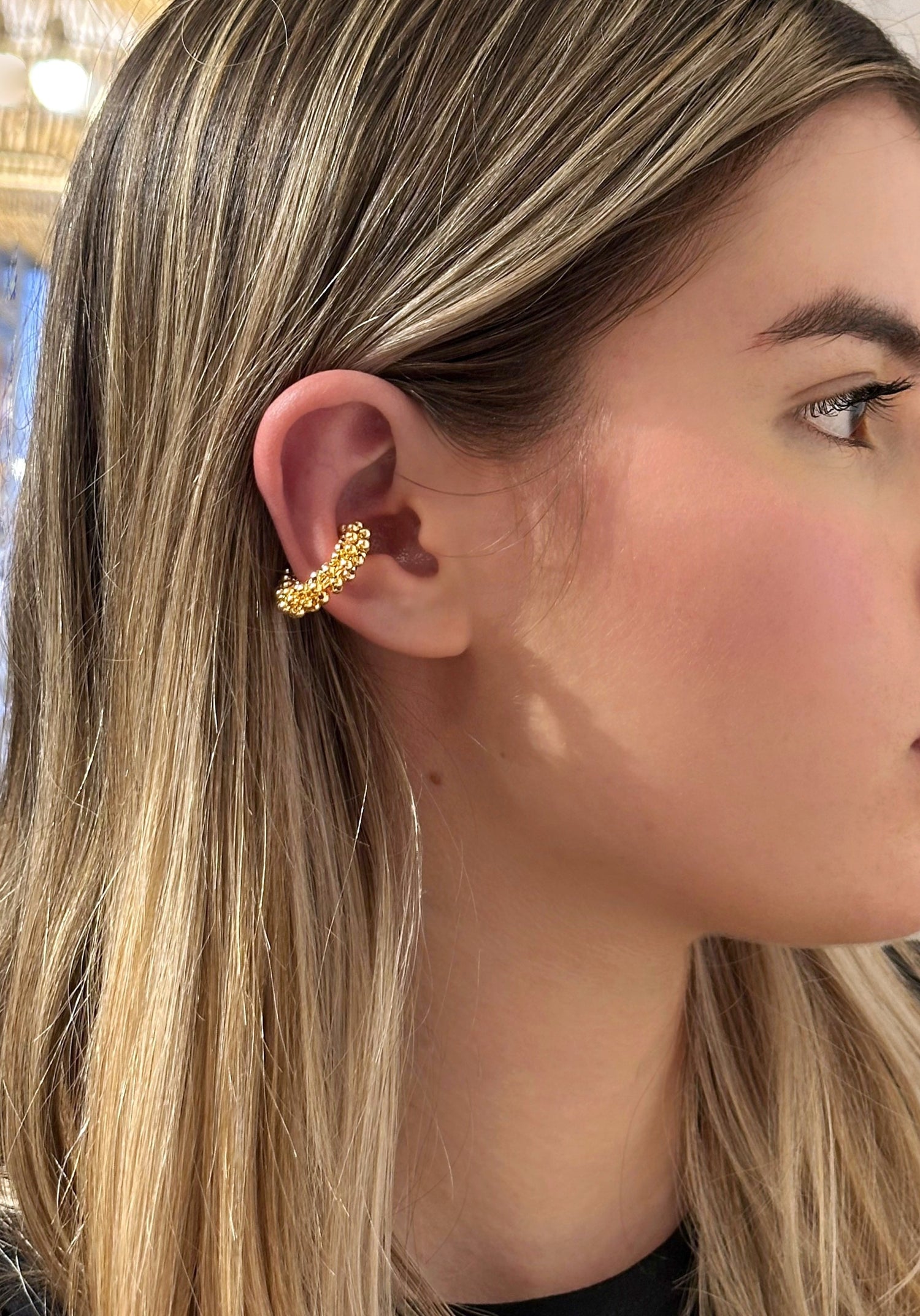 Cuff Corona - Baño de Oro 18Kt