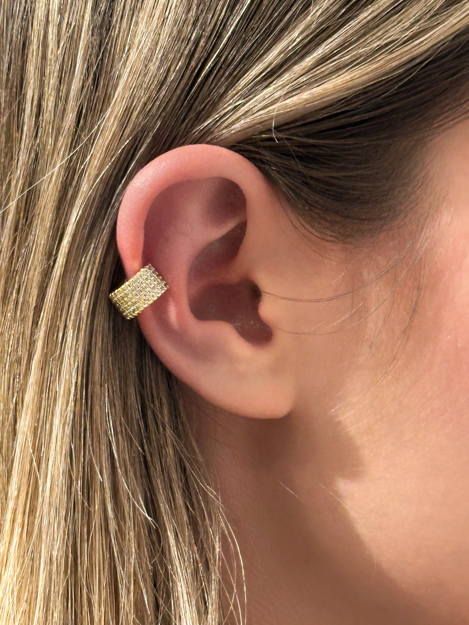 Cuff Circones - Baño de Oro 18Kt