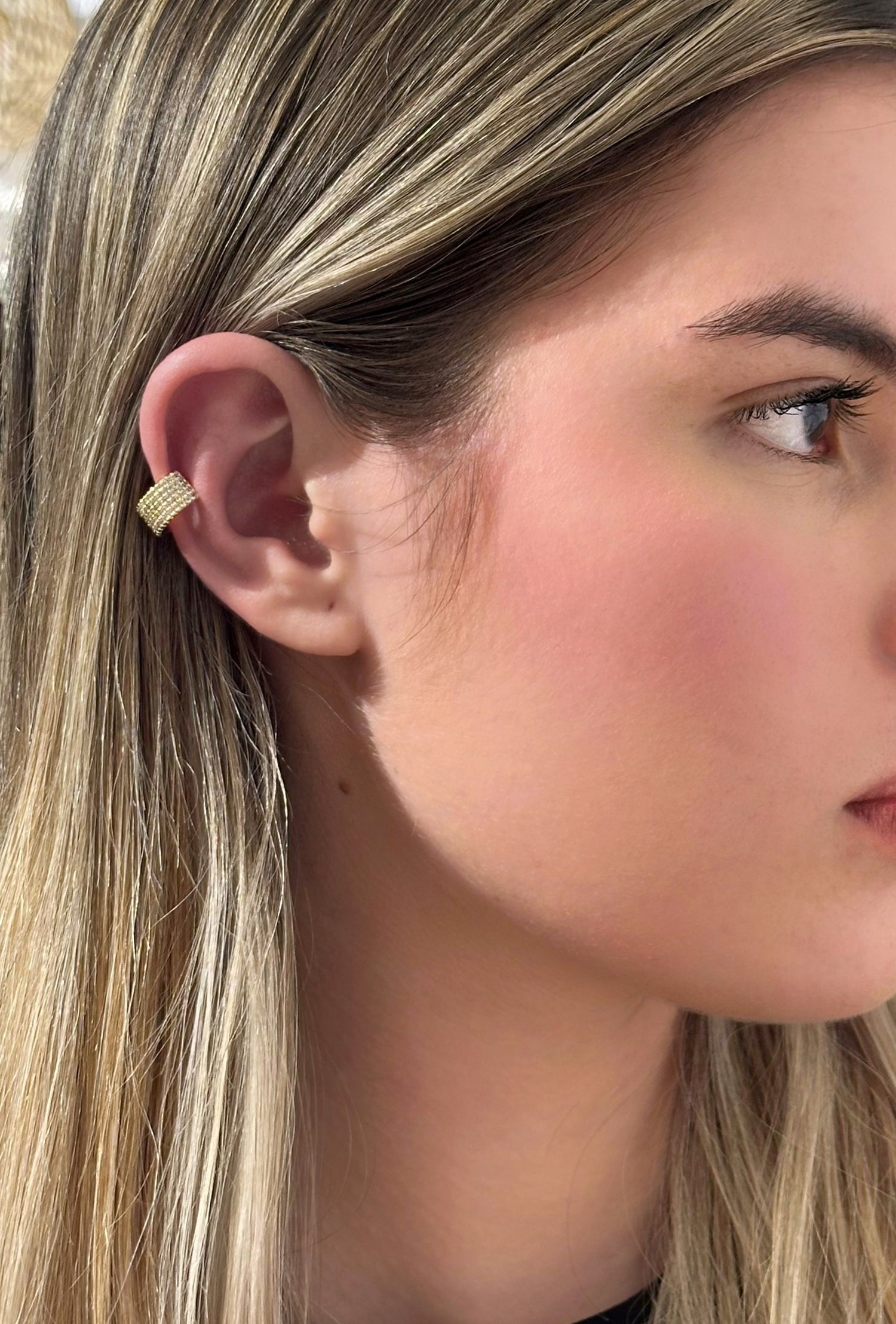 Cuff Circones - Baño de Oro 18Kt
